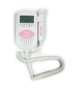 ClinicalGuard Handheld Fetal Doppler with Free Gel-Pink